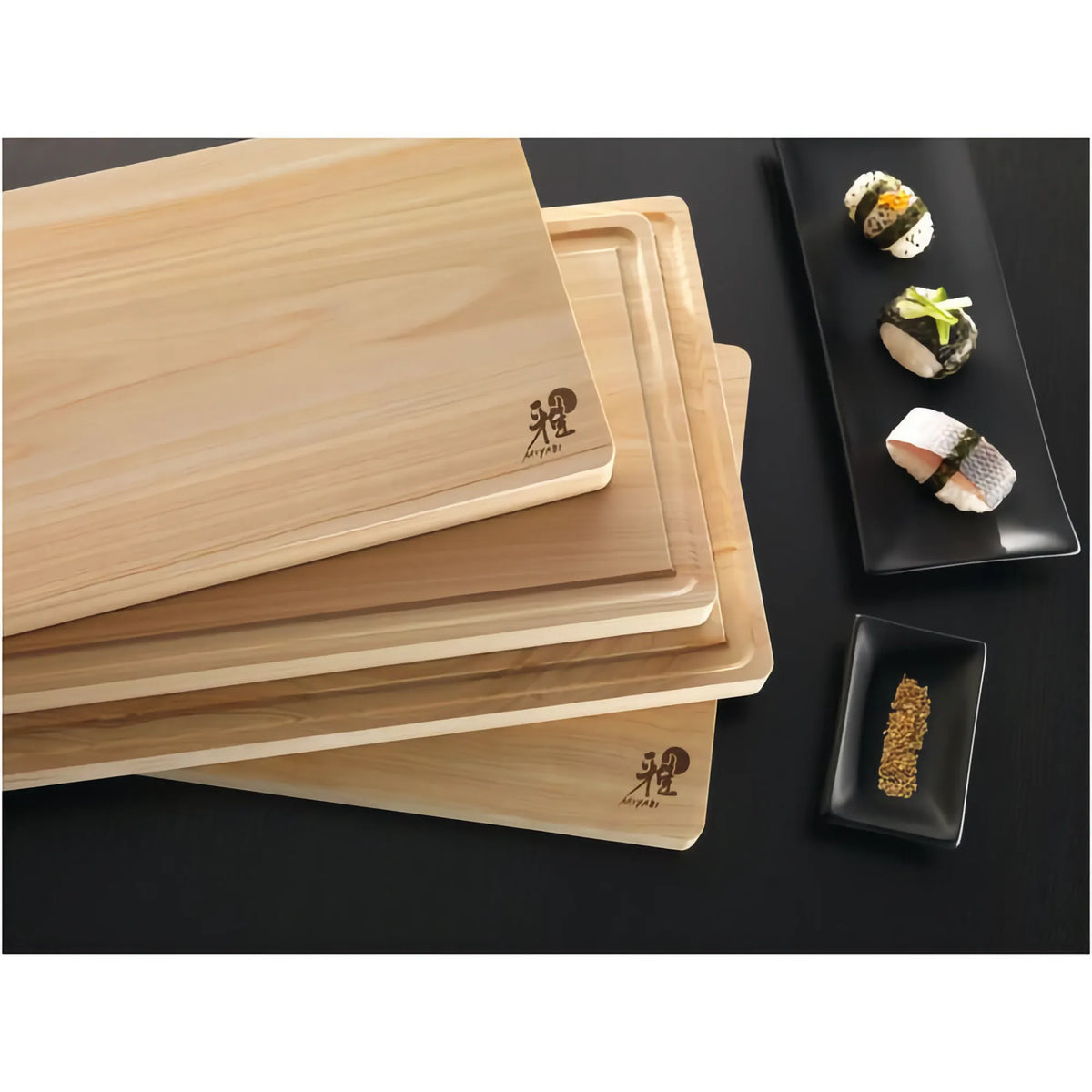 Miyabi Hinoki Cutting Board 35 x 20cm – Japanese Cypress-2