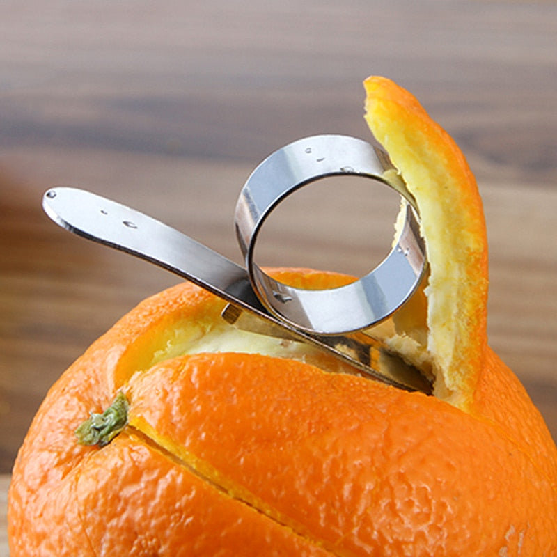Stainless Steel Orange Peeler and Slicer