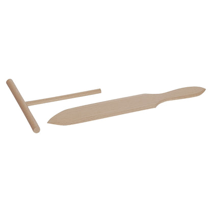 STAUB 30 cm Beech Spatula, Brown-1
