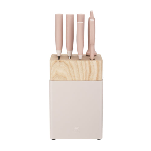 ZWILLING Now S 7 Piece Knife Block Set, Pink-0