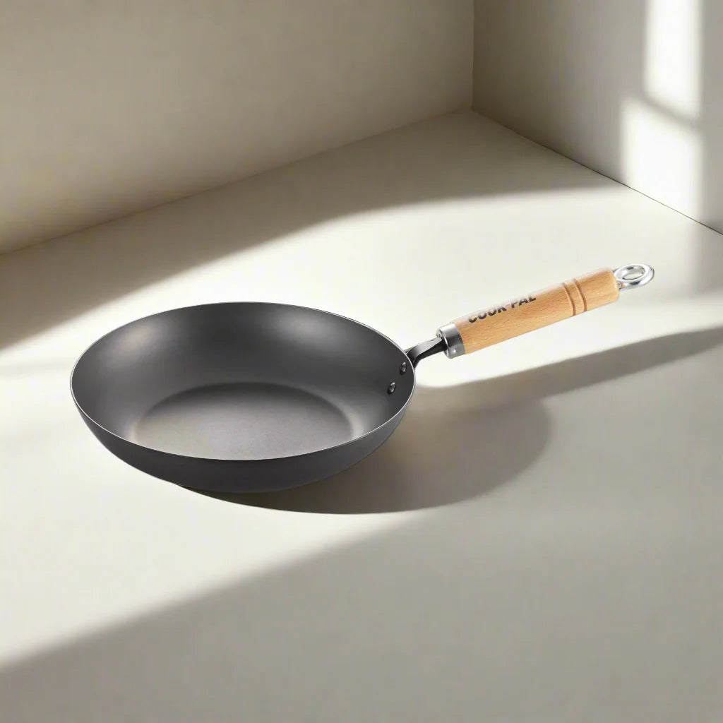 Yoshikawa Cook-Pal REN 28cm Nitrided Carbon Steel Frying Pan-1
