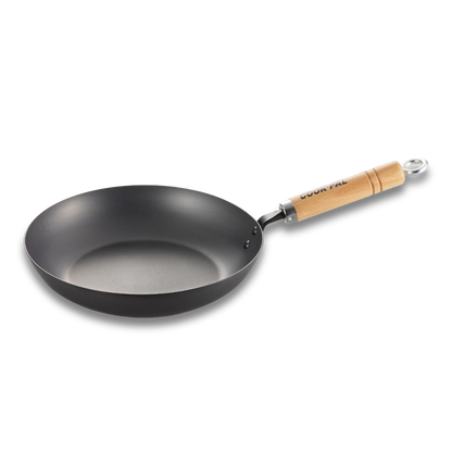 Yoshikawa Cook-Pal REN 28cm Nitrided Carbon Steel Frying Pan-0
