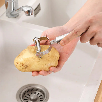 Râpe à pommes de terre, concombre et carotte en acier inoxydable de haute qualité, éplucheur julienne, éplucheur de légumes et de fruits, trancheuse à légumes