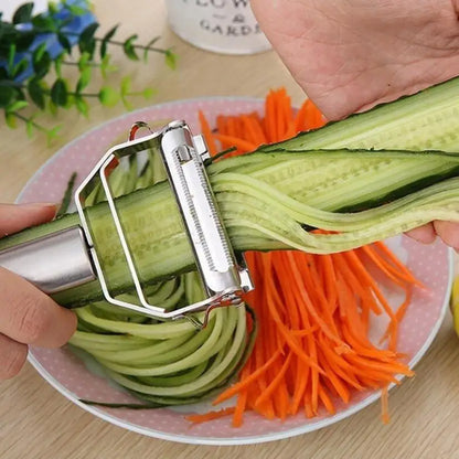Râpe à pommes de terre, concombre et carotte en acier inoxydable de haute qualité, éplucheur julienne, éplucheur de légumes et de fruits, trancheuse à légumes