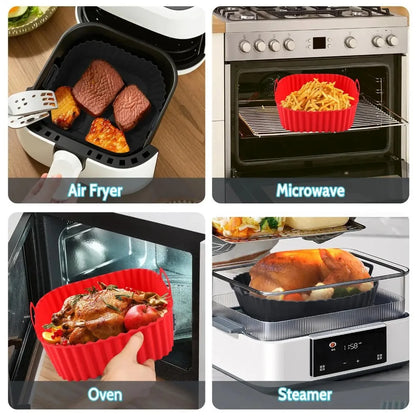 Reusable Silicone Air Fryer Pot