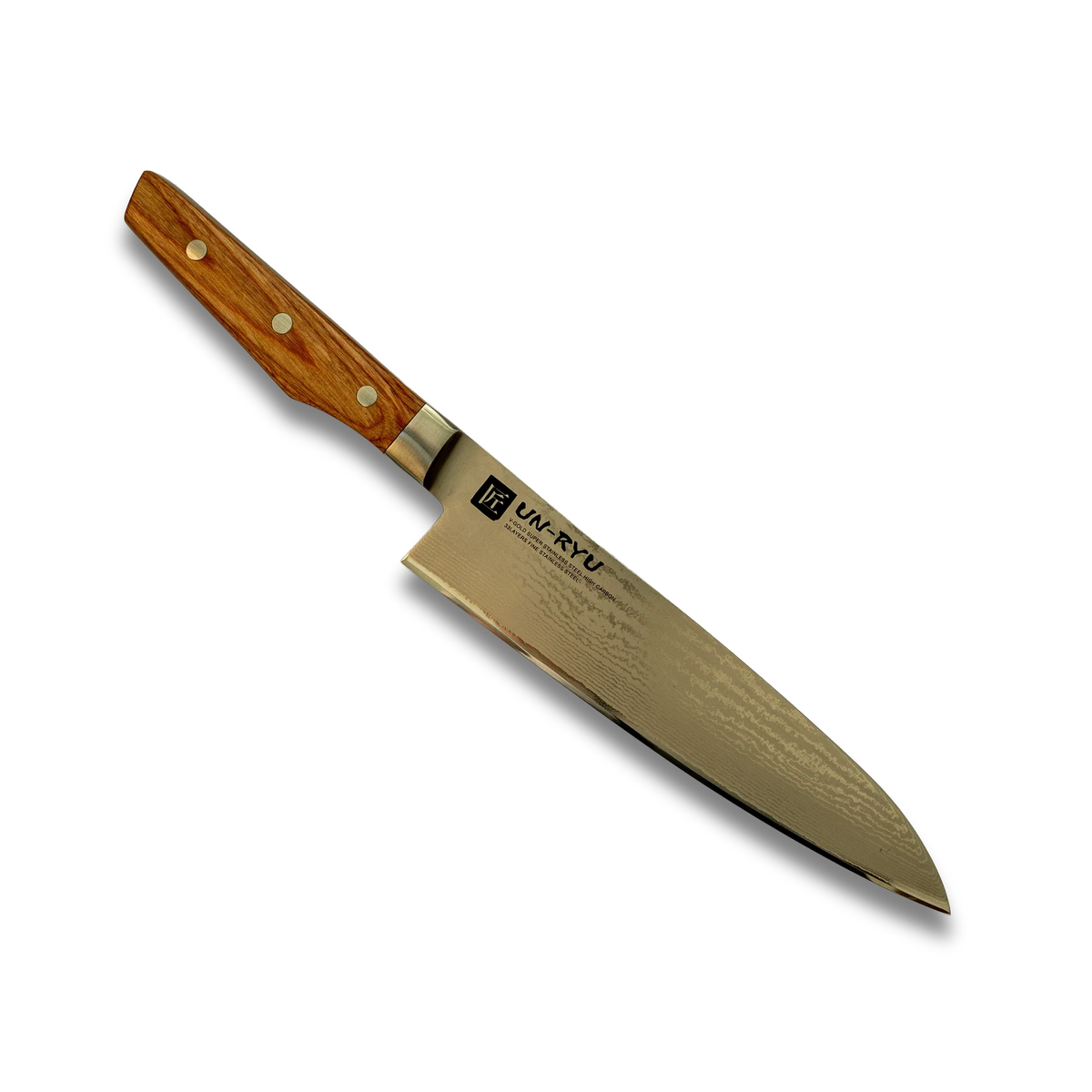 Un-Ryu VG-10 Gyuto Knife 210 mm | 33‑Layer, Damuscus steel-0