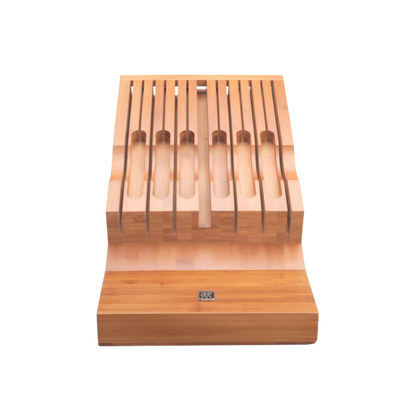 ZWILLING Bamboo Knife Storage Tray – In-Drawer Organizer for 13 Knives-3