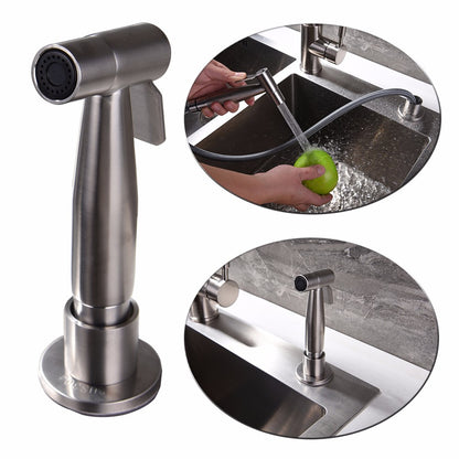 Pull-Down Kitchen Faucet, Stainless Steel