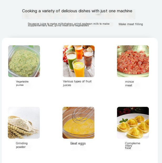 Handheld Cooking Stick Electric Mixer Set